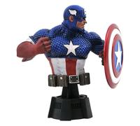 Diamond Select Animated Captain America Figure 15 Cm Blu