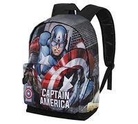 Marvel Captain America Defender-Zaino HS FAN 2.0, Multicolore, 30 x 41 cm, Capacità 22 L