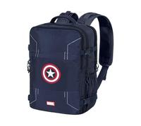 Marvel Captain America Gears-Zaino Grande da Viaggio Mercury 47x23x33cm, Blu, Capacità 35 L