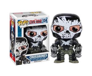 Marvel Captain America Guerra Civile Cross Bones 9.5cm Vinile Figura Pop Funko
