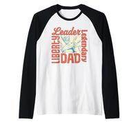 Marvel Captain America Legendary Dad Father's Day Gift Maglia con Maniche Raglan