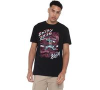 Marvel Captain America Retro Japanese Strike T-Shirt Unisex, Nero, S