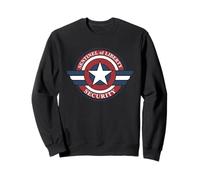 Marvel Captain America Sentinel of Liberty Security Logo Felpa