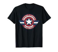 Marvel Captain America Sentinel of Liberty Security Logo Maglietta