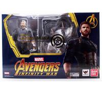 BANDAI AIW CAP AMERICA&TAMASHII EFF EXPL SHF ACTION FIGURE