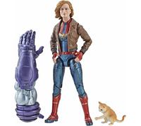 Marvel Captain Marvel 6-inch Legends Captain Marvel in Bomber Jacket Figure for Collectors, Kids, and Fans