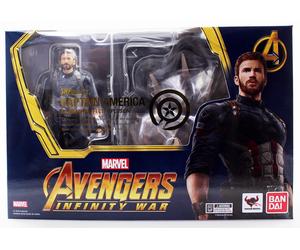 Marvel Chris Evans Captain America & Tamashii Effect Avengers Figuarts Bandai