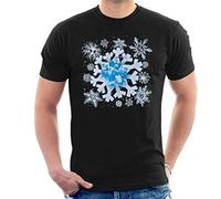Marvel Christmas Avengers Snowflake Montage Men's T-Shirt