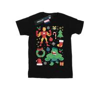 Marvel Christmas Day Maglietta L' Uomo di Ferro e Hulk Uomo (BI43435)