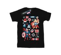 Marvel Christmas Day Maglietta Thor e Capitan America Ragazzi (BI30543)
