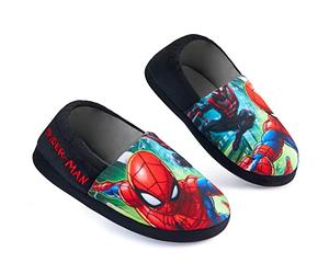 Marvel Ciabatte Bambino Spiderman Avengers (Nero Spiderman, numeric_34)