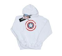 Marvel Civil War Felpa con Cappuccio Capitano America Scudo Effetto (BI6363)