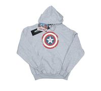 Marvel Civil War Felpa con Cappuccio Capitano America Scudo Effetto (BI8230)