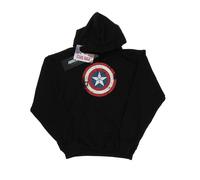 Marvel Civil War Felpa con Cappuccio Capitano America Scudo Effetto (BI8230)