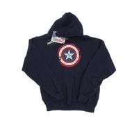 Marvel Civil War Felpa con Cappuccio Capitano America Scudo Effetto (BI8230)