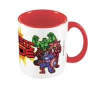 Marvel Classic Mode Interno Bicolore Tazza (Taglia Unica) (Bianco, Rosso)