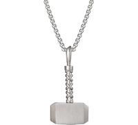 Marvel Collana Acciaio Inossidabile con Martello di Thor, lunghezza 56 cm, per Bambini e Adulti