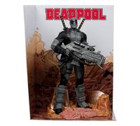 Marvel Collection Pvc Statua 1/6 Deadpool (deadpool -1)(grey Suit Chase) 27 Cm M
