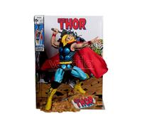 McFarlane Toys - Marvel Thor 1:6th scala da collezione con scena e fumetto (The Mighty Thor #177)