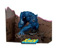 McFarlane Marvel Beast - Giocattolo da collezione in scala 1:10 con scena (X-Men #1)
