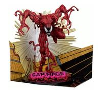 McFarlane Toys Marvel Carnage 1:10th Scala da collezione con scena (The Amazing Spider-Man #362)