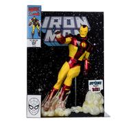 McFarlane Marvel Iron Man 1:6th Scale Collectible with Scene & Comic (Iron Man #256) Giocattoli
