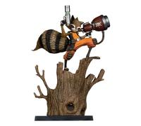 McFarlane Toys - Marvel Rocket Racoon 1:6th Scala da collezione con scena (Rocket Racoon: A Chasing Tale #1)