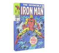 Marvel Comic Cover 22.9x12.7cm Tela Parete Arte Invincible Iron Man 1