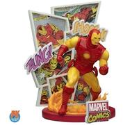 Marvel Comics 60° Anniversario Iron Man DS-085 Statua D-Stage Nuova In Scatola