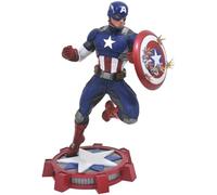 Diamond Select Marvel Now Captain America Diorama Statue 23 Cm One Size Blue / Red