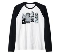 Marvel Comics Avengers Main Pillars Maglia con Maniche Raglan