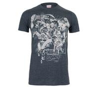 Marvel Comics Band Of Heroes Maglietta Uomo (TV214)