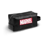 Marvel Comics-Borsa da Toilette da Viaggio Brick PLUS, Nero, 27 x 13 cm