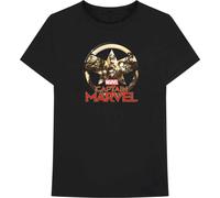 Marvel Comics Captain Marvel Star Logo ufficiale Uomo maglietta unisex