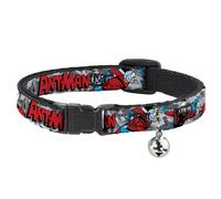 MARVEL COMICS Cat Collar Breakaway with Bell Classic ANT-MAN 3-Poses/Comic Stack
