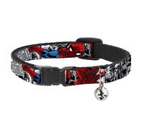 MARVEL COMICS Cat Collar Breakaway with Bell Spider-Man Action ESCAPE IMPOSSIBLE