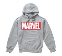 Marvel Comics Core Felpa con Cappuccio Logo Uomo (TV351)