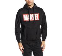 Marvel Comics Core Logo P/o Hood, Cappuccio Uomo, Black, Small