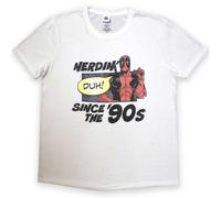Marvel Comics Deadpool Nerdin' Since The '90s ufficiale Uomo maglietta unisex