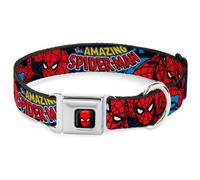MARVEL COMICS Dog Collar SPDA-Spider-Man Amazing Spider-Man WIDE-Large 20-31"