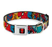 MARVEL COMICS Dog Collar SPDA-Spider-Man Spider-Man Comic Strip WIDE-Small 13-17