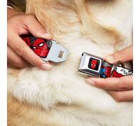 MARVEL COMICS Dog Collar SPDA-Spider-Man Spider-Man w/Action Verbiage Small 9.5