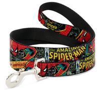 MARVEL COMICS Dog Leash THE AMAZING SPIDER-MAN 100th ANNIVERSARY Cover WIDE 1.5"