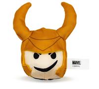 Marvel Comics Dog Toy, Loki Smirking Face Round Pet Toy, Plush