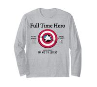 Marvel Comics Full Time Hero Dad Festa del papà Maglia a Manica