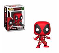 Marvel Comics Funko POP Holiday Vinyl Bobble-Head Deadpool (Candy Canes) 9 cm