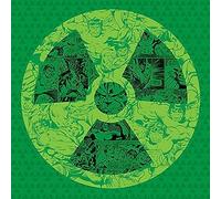 Marvel Comics Hulk Atomic Collage su Tela, 40 x 40 cm, Motivo: Impronte, Colore: Multicolore