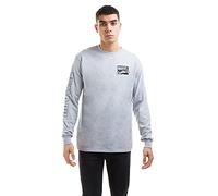 Marvel Comics Logo Maglia a Maniche Lunghe, Grigio (Heather Grey HGY), XX-Large Uomo