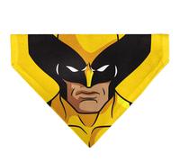 Marvel Comics Pet Bandana Slide On Slip Through X-Men Wolverine Face Yellow Do