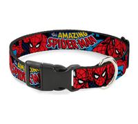 MARVEL COMICS Plastic Clip Collar Amazing Spider-Man WIDE-Medium 16-23"
